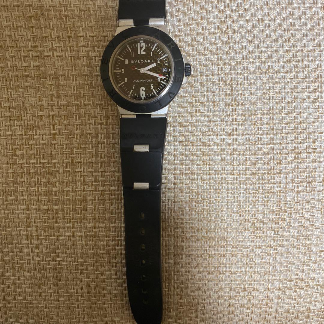 BVLGARI ラバーベルト アナログ時計