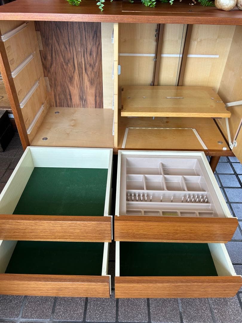 北欧ビンテージ　デンマーク　ミシン台　店舗什器　　キャビネット　サイドボード