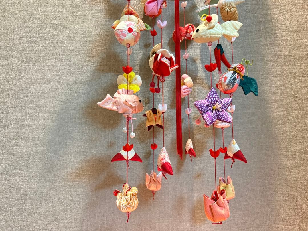 R・オーダー追加分作成中。豪華つるし雛No.177・ひな祭り・桃の節句