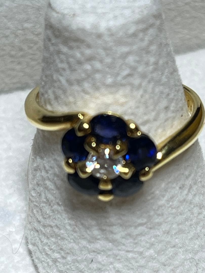 エステール　ESTELLE サファイア ダイヤモンド　リング