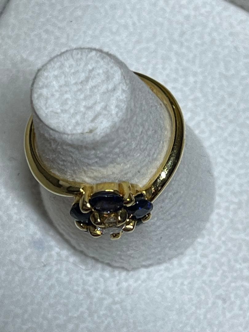 エステール　ESTELLE サファイア ダイヤモンド　リング