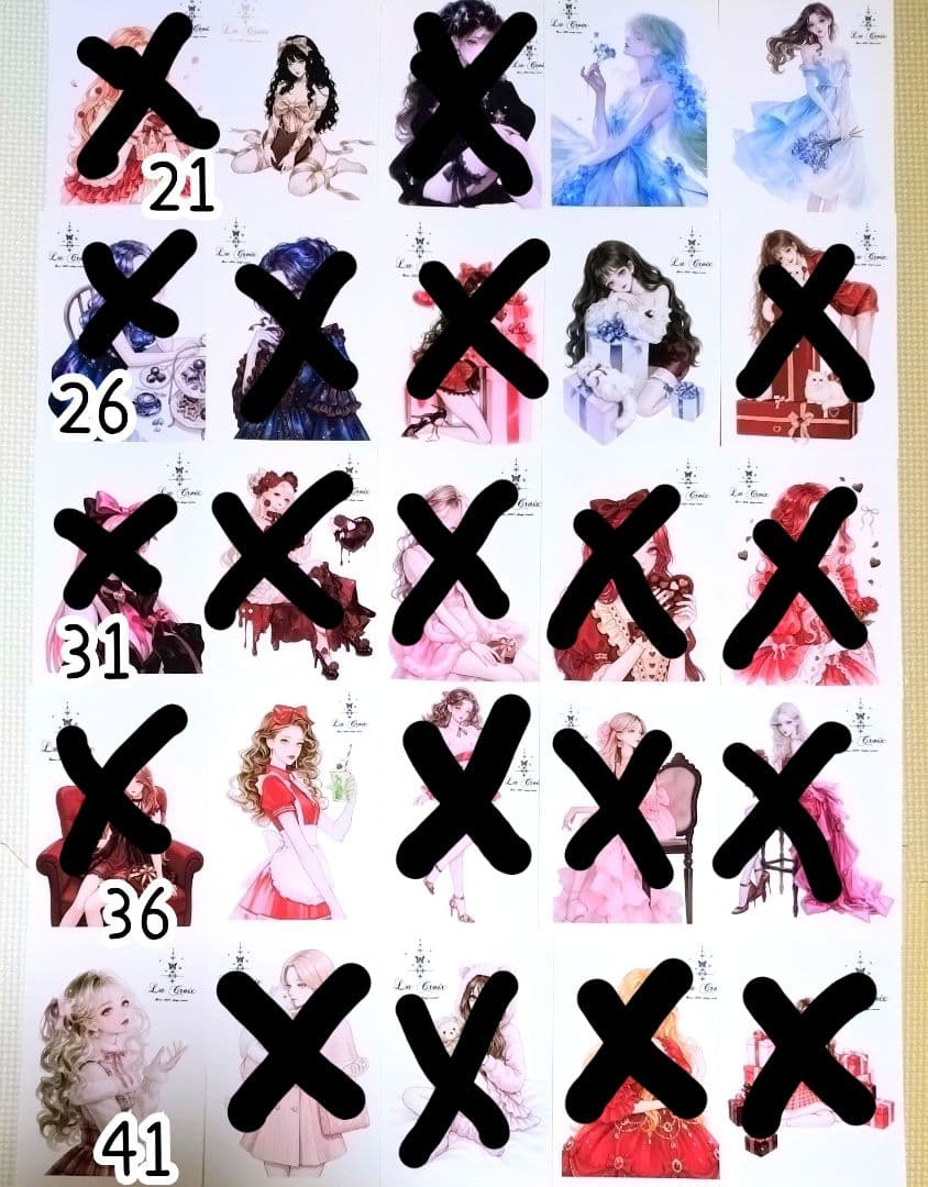 人物ステッカー　⑤