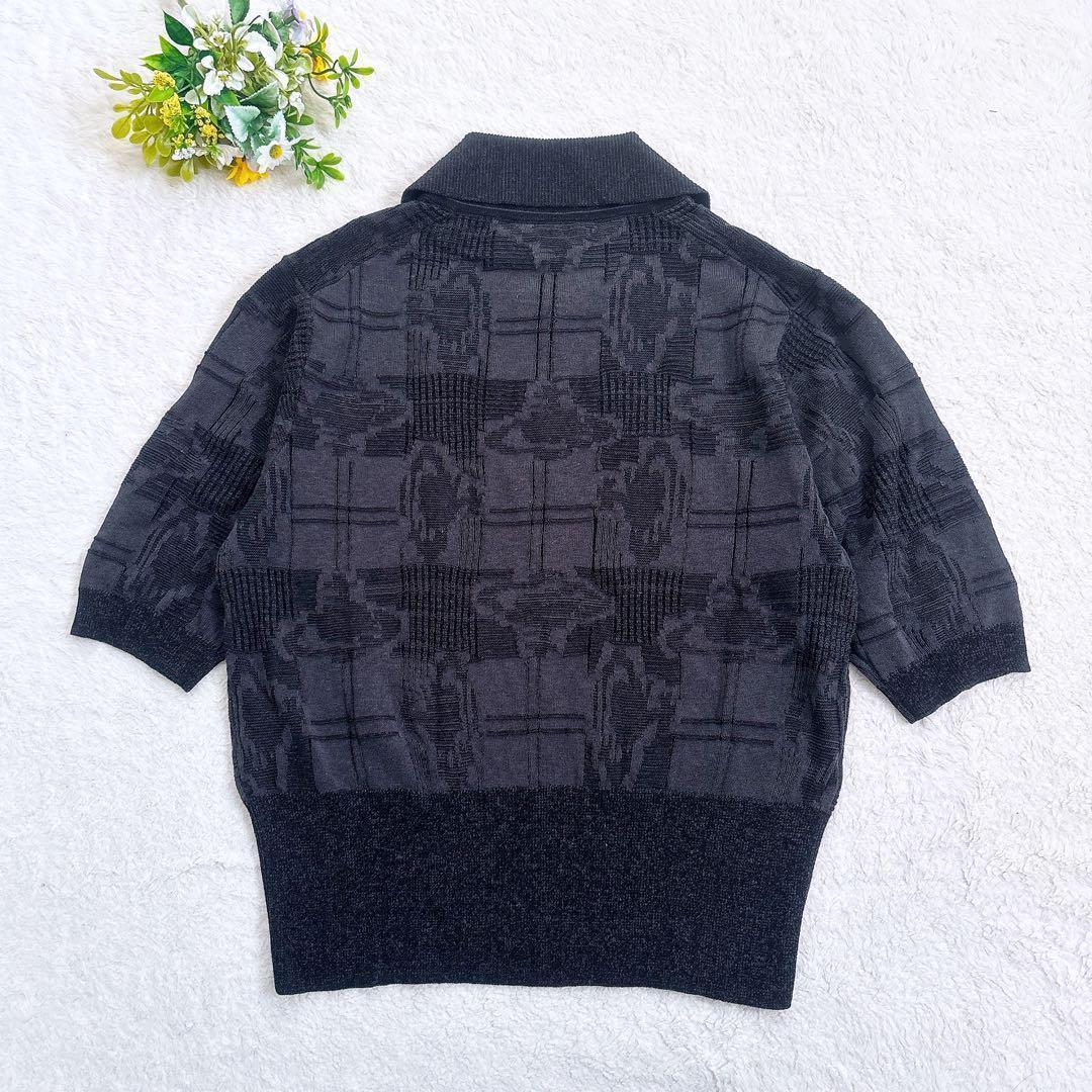《新品》 Vivienne Westwood オーブ柄 ニット ポロシャツ 00