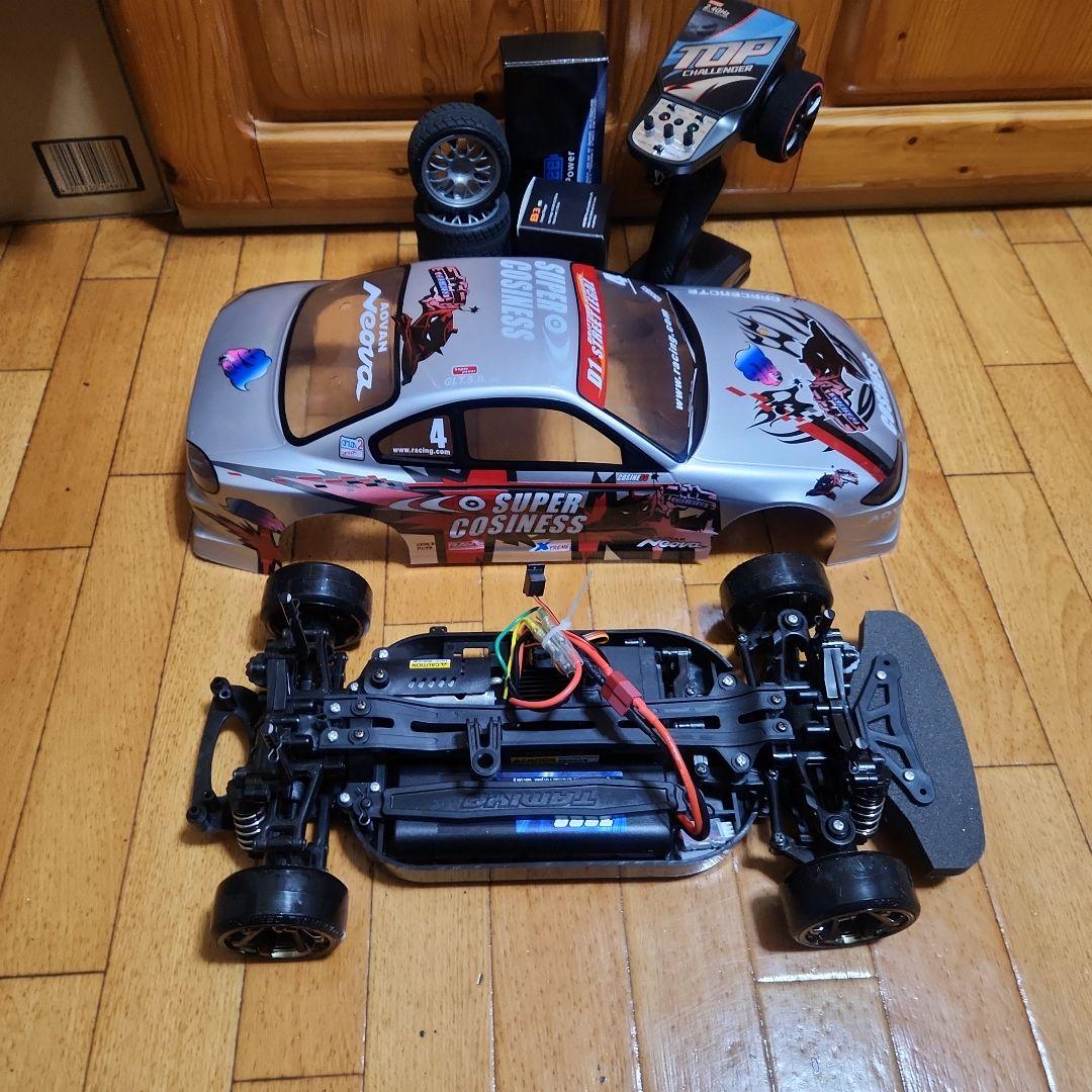 タミヤ ドリフト ラジコン フルセット　TT01　　　シルビア　ボディ　tt02