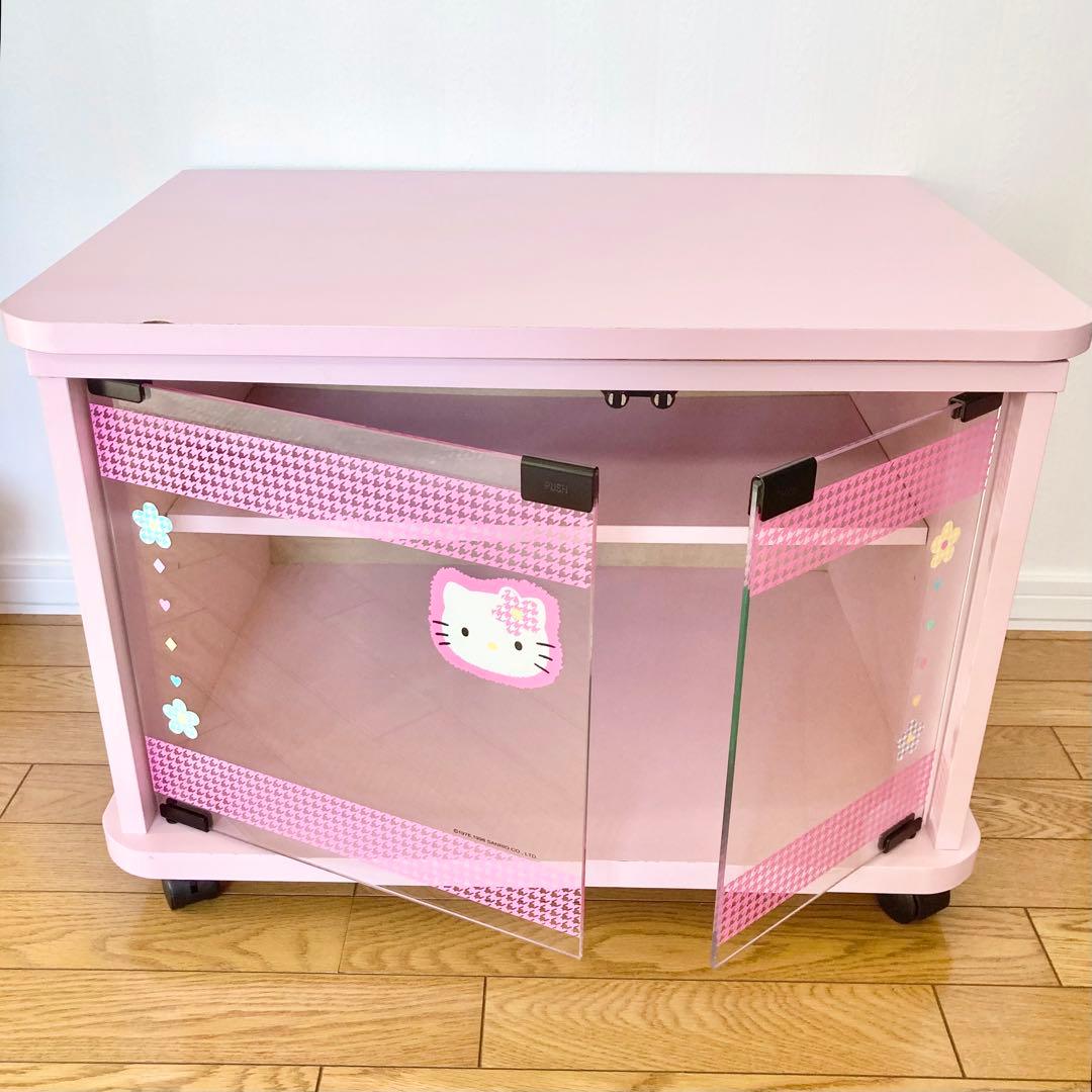 ♥️超希少！レトロ HELLO KITTY テレビ台 カオハナ 1998年 当時物