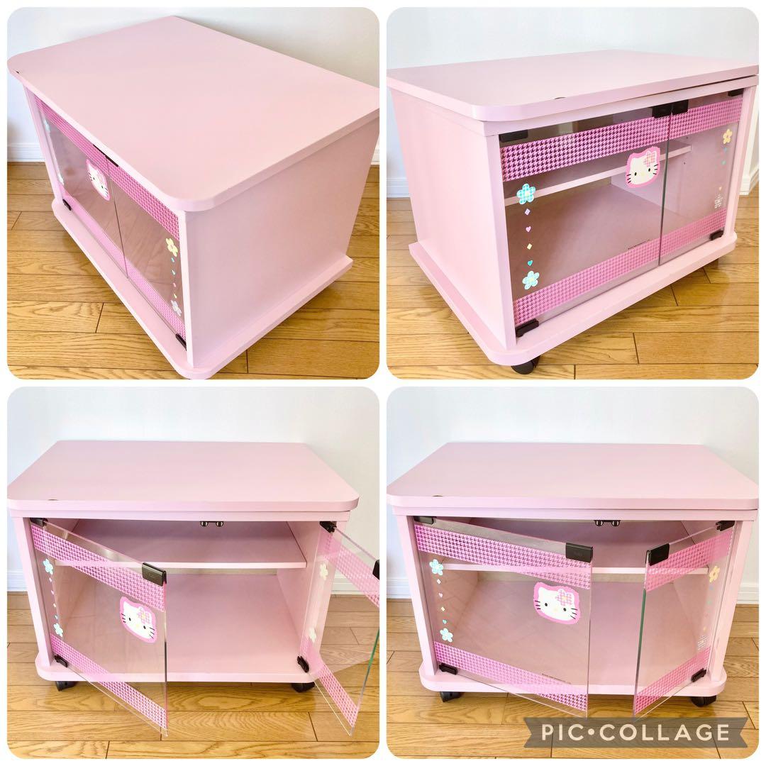 ♥️超希少！レトロ HELLO KITTY テレビ台 カオハナ 1998年 当時物