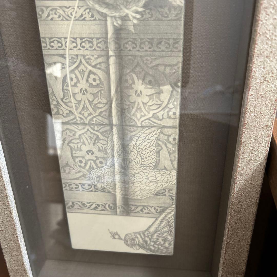 シルバーポイント　銀筆画