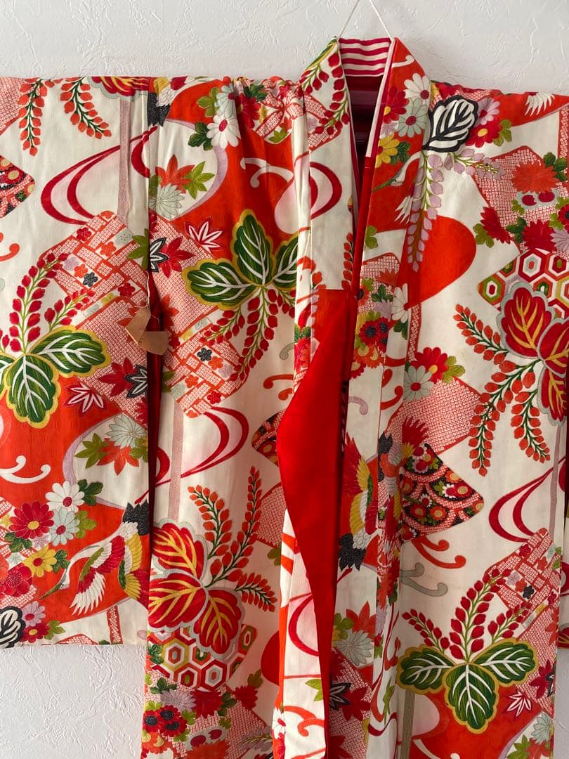 七五三　７歳　お着物セット　大寸サイズ作り帯セット