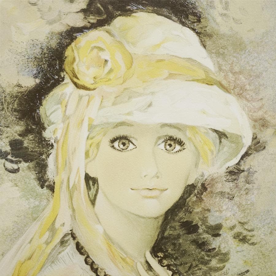 ベルナール・シャロワ『春の装い』53/175 大判 リトグラフ 絵画 美術 芸術