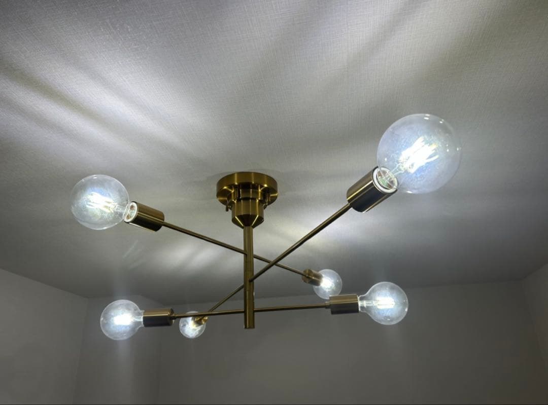 unico LED対応シーリングライトAstreゴールド【別注カラー】 電球なし