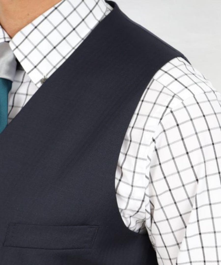 TAKEO KIKUCHI⭐️ DORMEUILスリーピース対応ベスト へリンボ