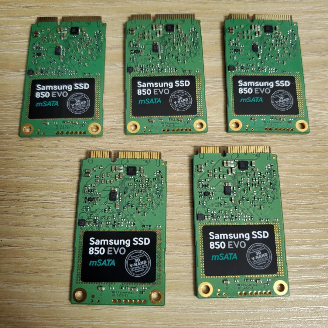 ★Samsung 850 EVO mSATA SSD 250GB 5個セット★