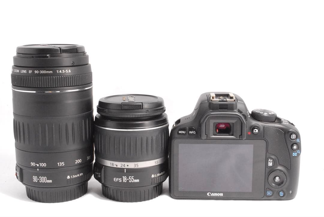 超軽量✨Canon Kiss X7✨スマホ転送OK✨ダブルレンズ✨美品✨新品級✨