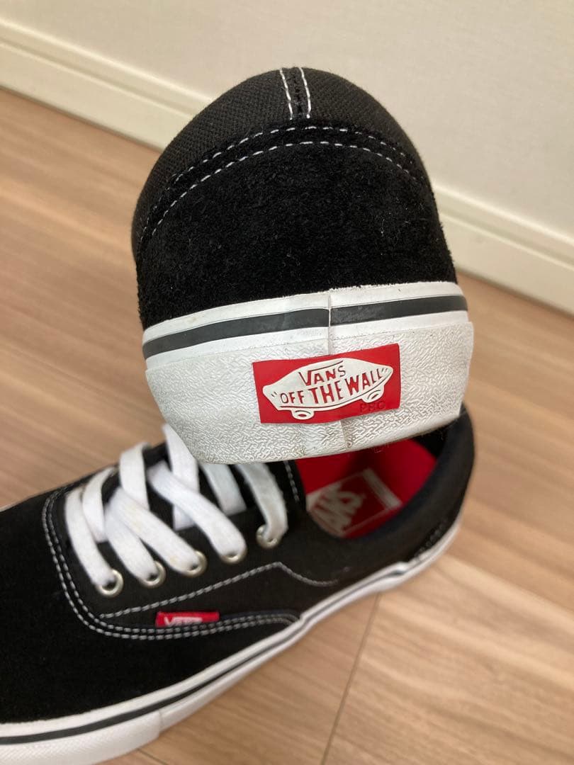 極美品vansproヴァンズプロスニーカースリッポンエラERAオーセンティック