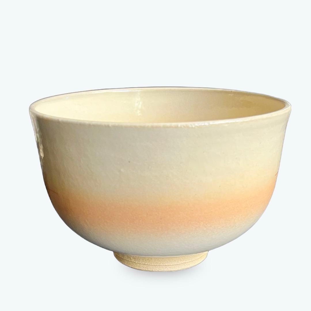 茶碗　清水焼　色絵　菊　抹茶茶碗　抹茶碗