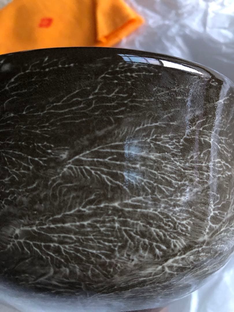 銀河流星　茶盌　十三代臥牛窯　悟龍作　共箱入