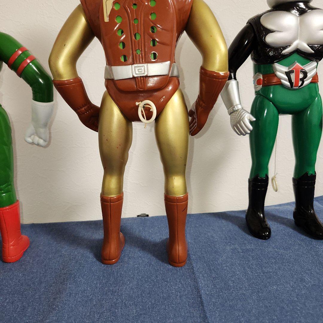 増田屋　マスダヤ　トーキング　V3 スペクトルマン　バロム1 3体セット　ソフビ