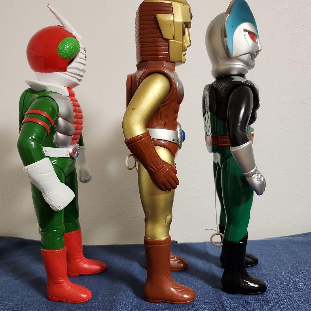 増田屋　マスダヤ　トーキング　V3 スペクトルマン　バロム1 3体セット　ソフビ