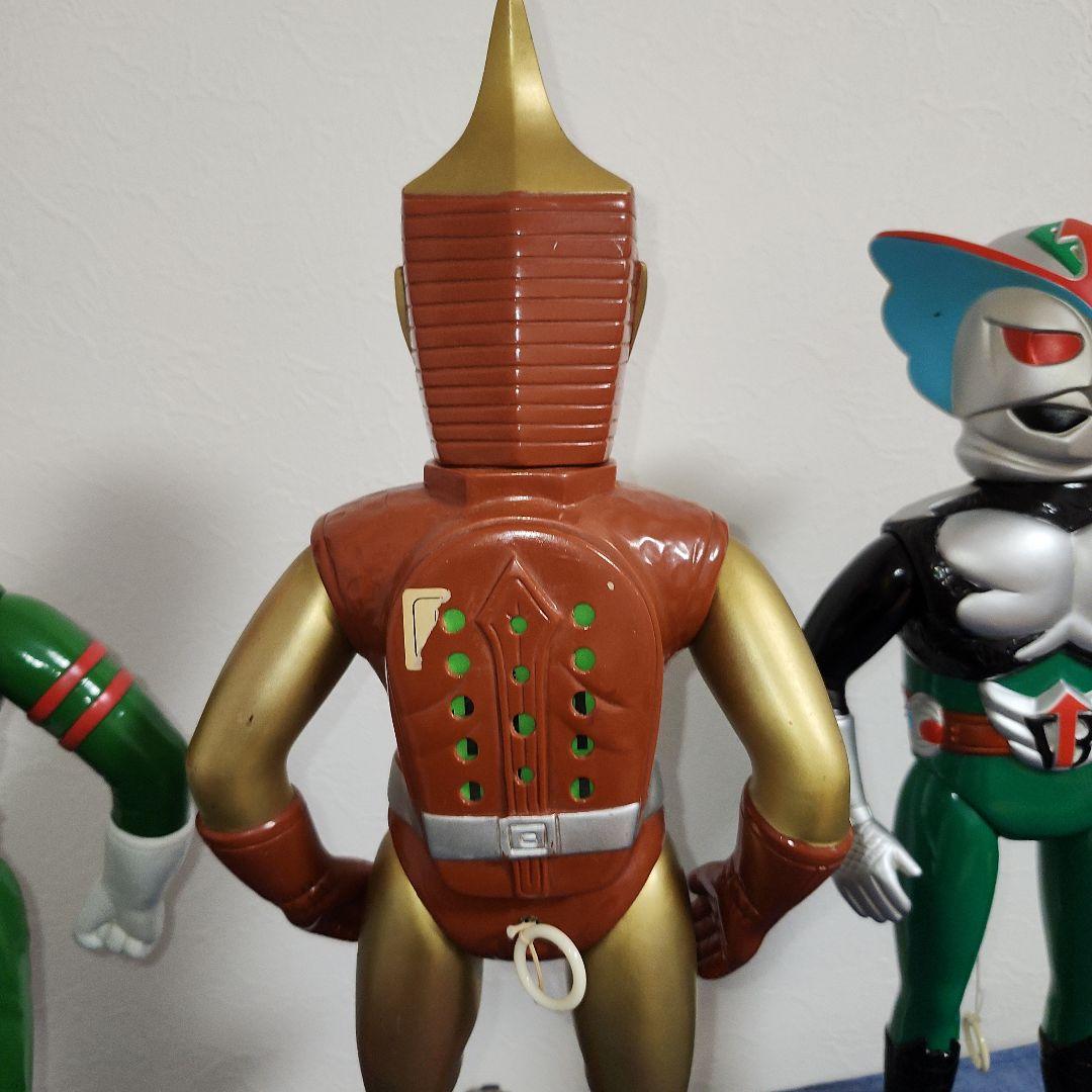 増田屋　マスダヤ　トーキング　V3 スペクトルマン　バロム1 3体セット　ソフビ