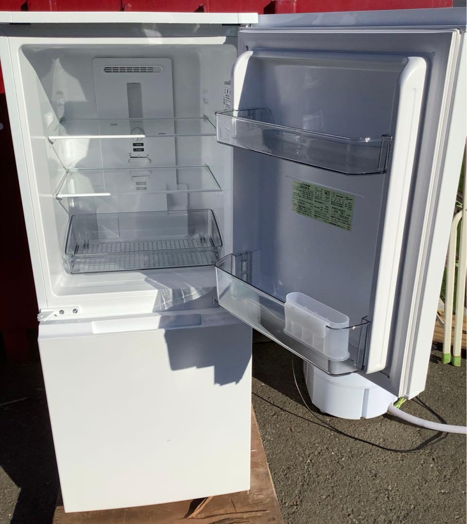 ゆりんシャープ 2ドア冷凍冷蔵庫 SJ-D15P-W 2025年製