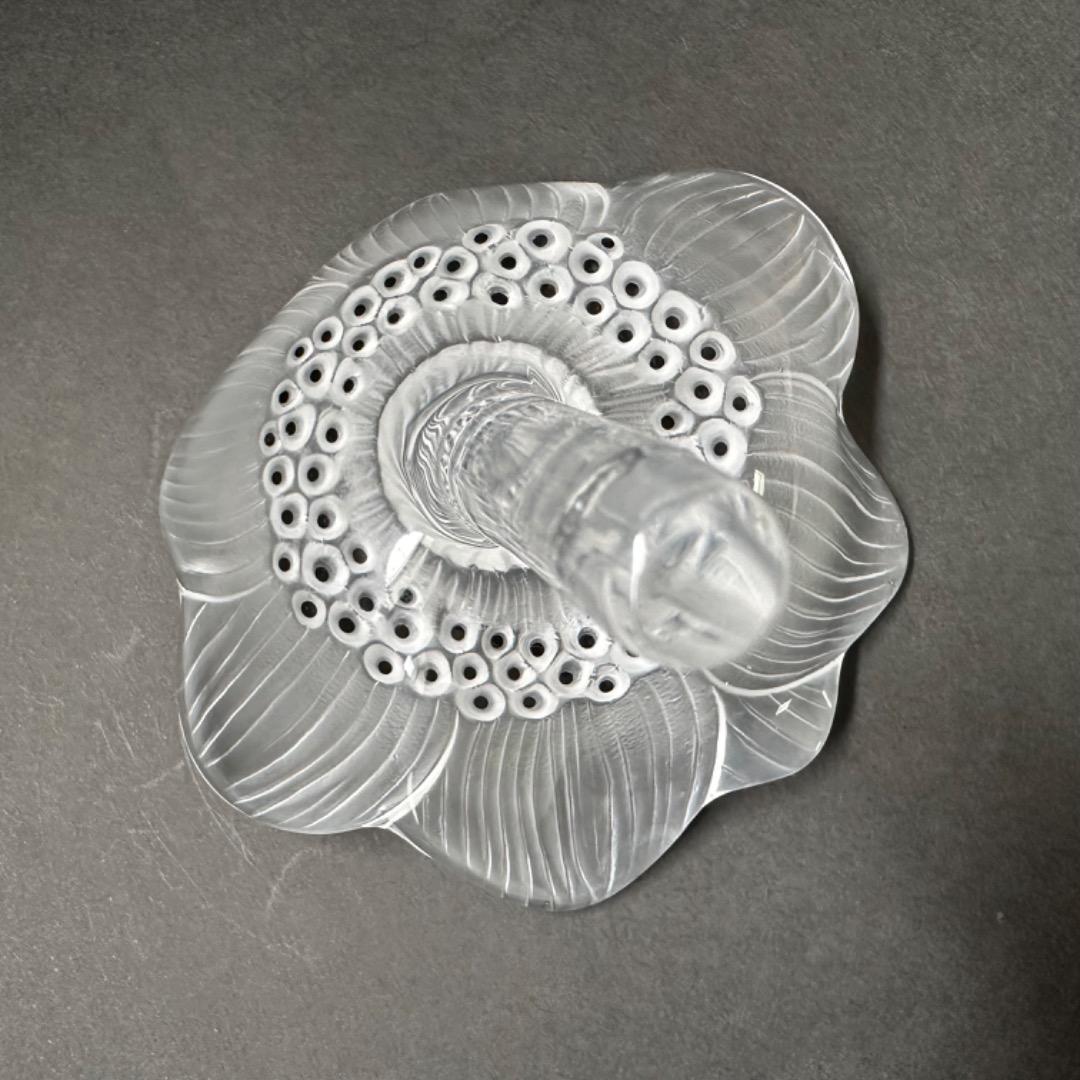 LALIQUE ラリック/ アネモネの花/ ペーパーウェイト /インテリア小物