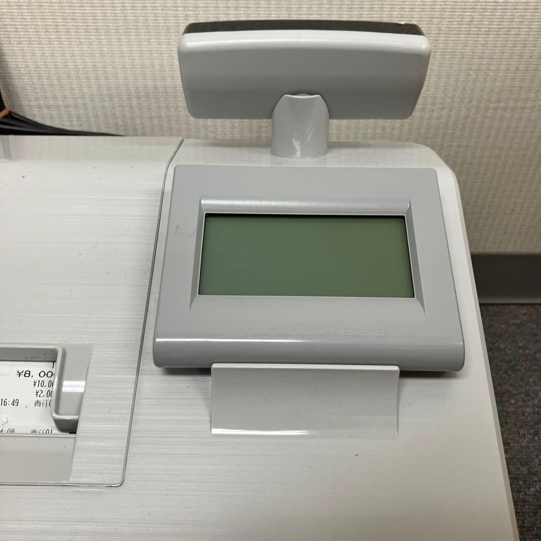美品　SHARP シャープ　電子レジスタ XE-A307-W 16部門タイプ