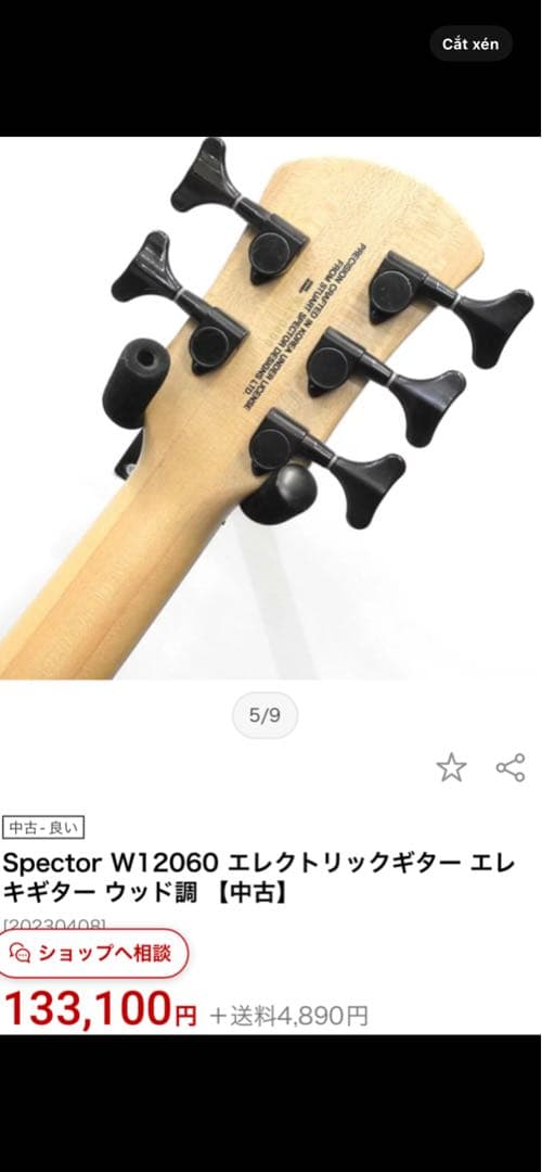 中古-Spector W 110284 エレクトリックギターエレキギターウッド