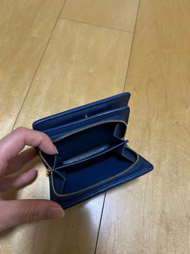 ノエさん専用　LOUIS VUITTON 二つ折り財布 M6111 ネイビー