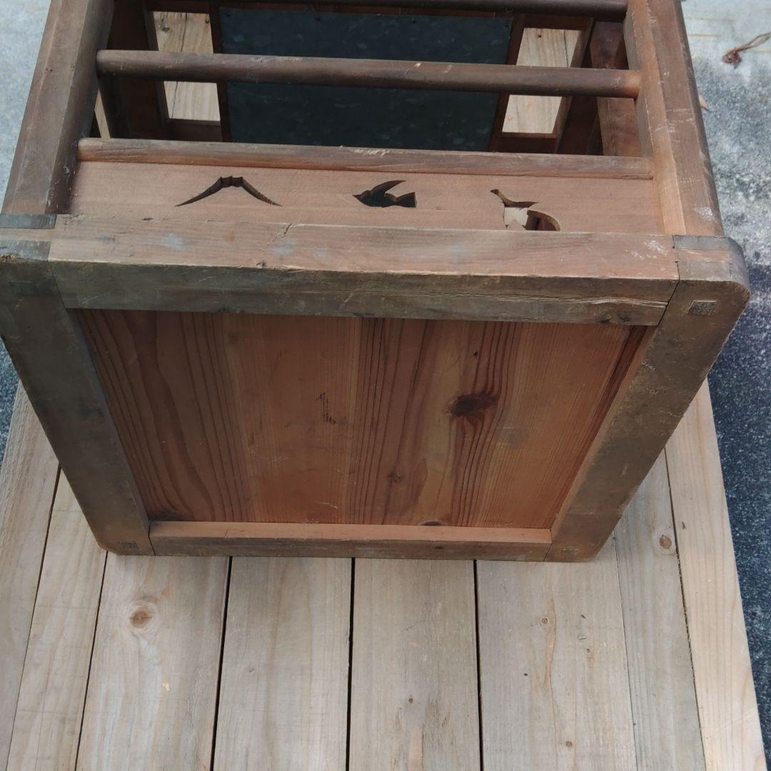 古炬燵　暖房器具　木製