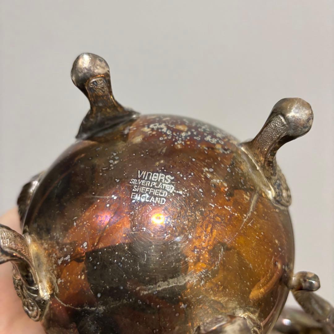 イギリスアンティーク　ティーポット 銀食器 silver plated