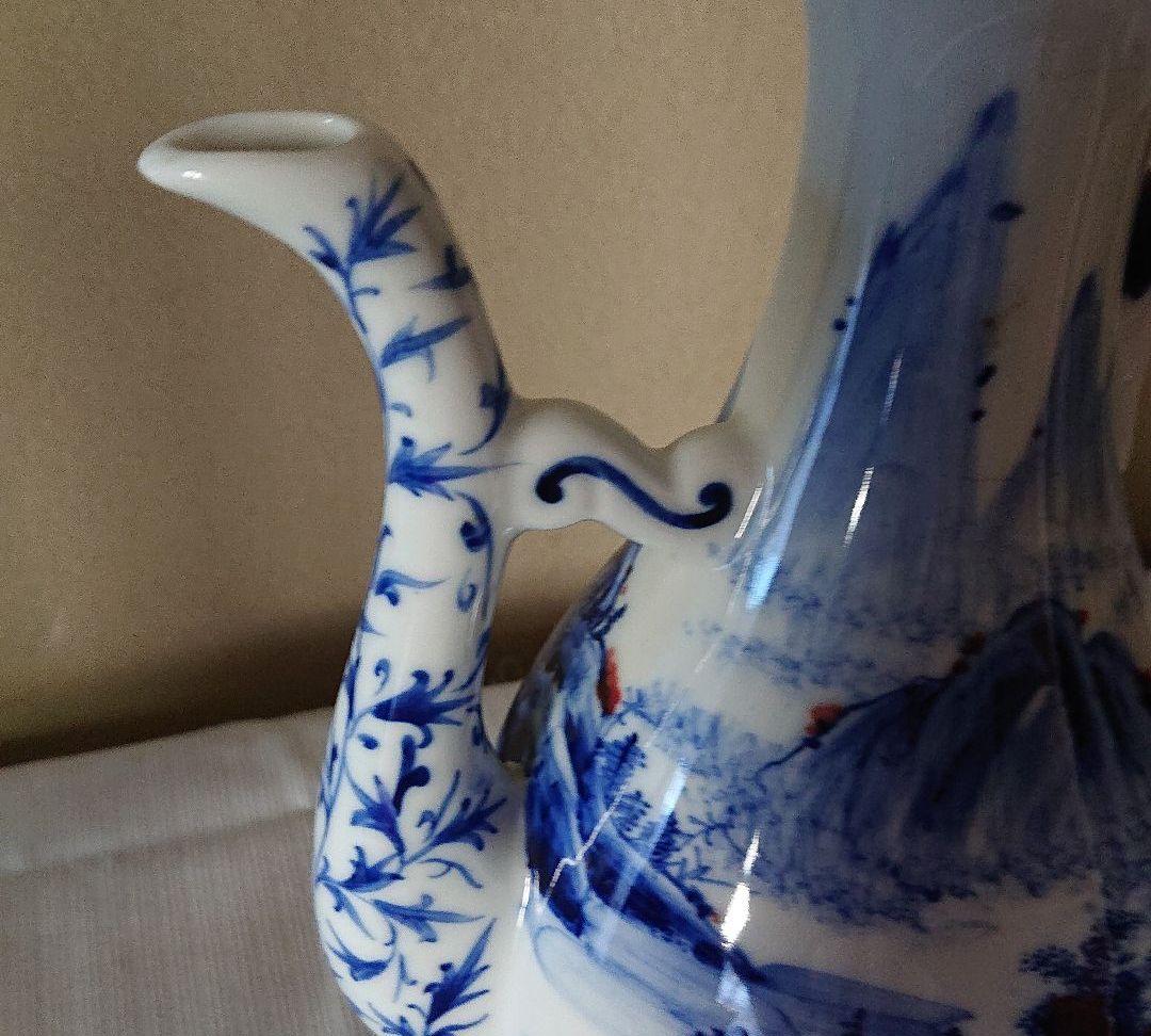 中国染付け水注