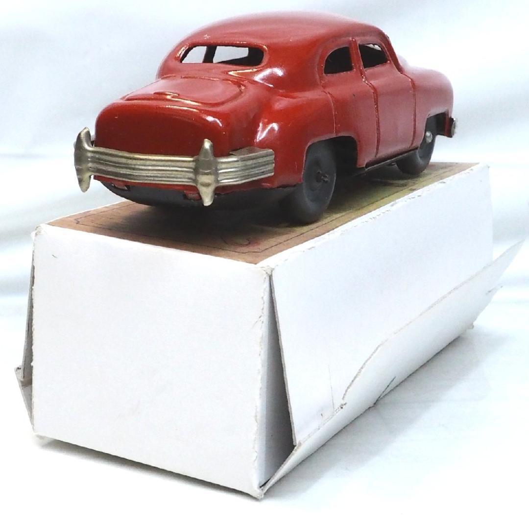 KSG【占領下の日本製パズルカー赤ゼンマイ】ブリキtin toy car箱コピー