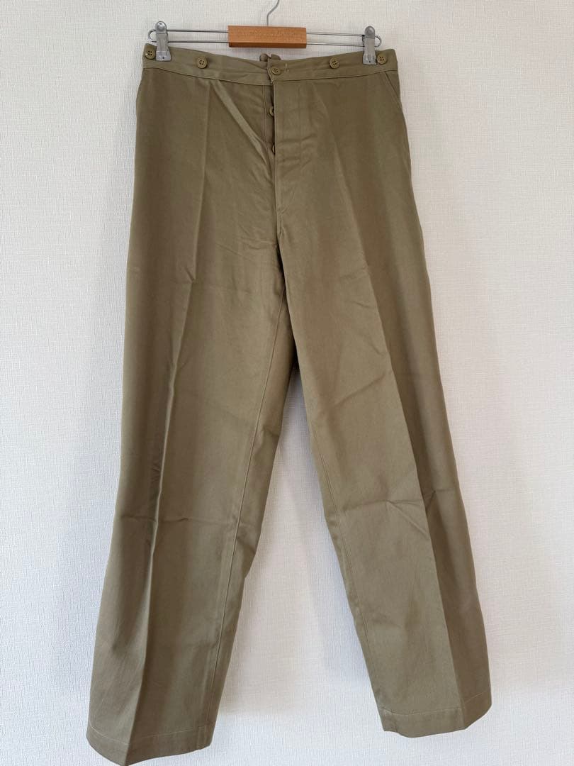 Comoli コットンチノ　オーバーパンツ　タグあり