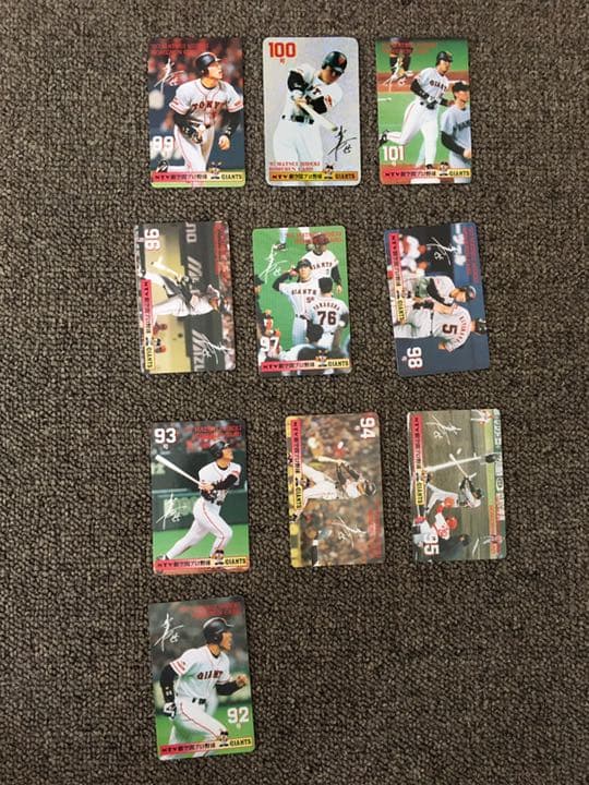 松井秀喜　100号ホームランカード