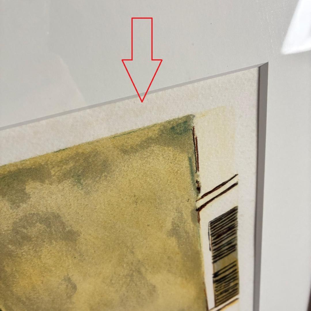 モーリス・ユトリロ「サン・セヴランの教会」リトグラフ 直筆サイン入 フランス巨匠