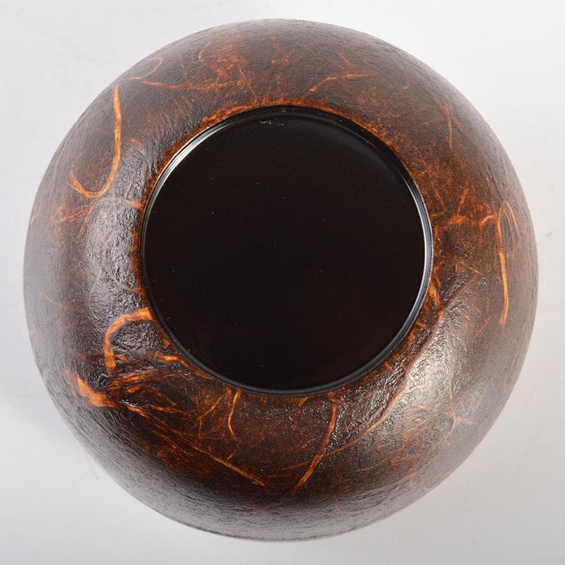 山中塗　道場宗廣作　雲龍和紙張　菊之絵　自画　大棗　松長剛山極め箱　VR6647