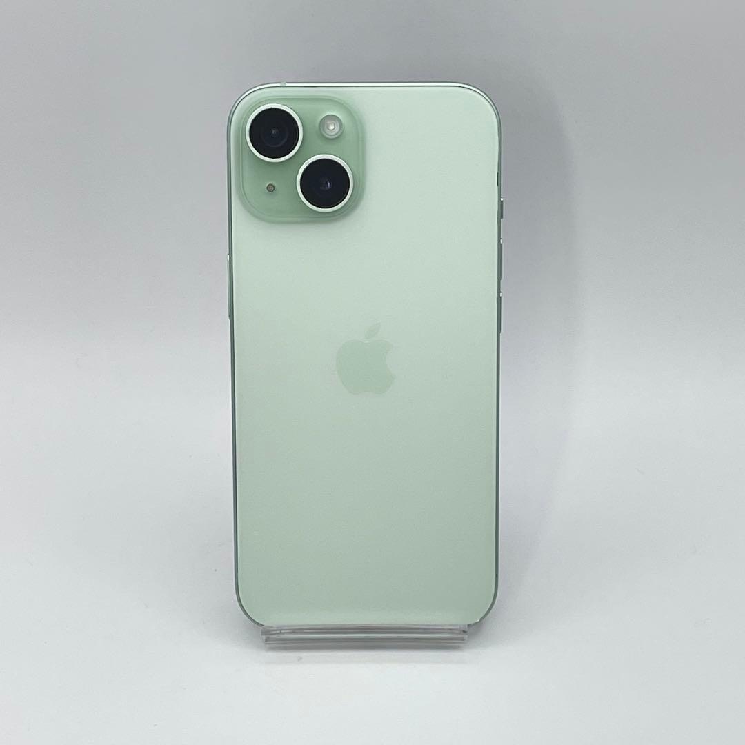 iPhone 15 128GB バッテリー100% グリーン SIMフリー
