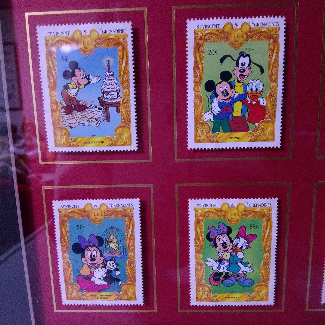 ディズニースタンプギャラリー セントビンセント&ガ―ナ発行ミッキーポ―トレイト