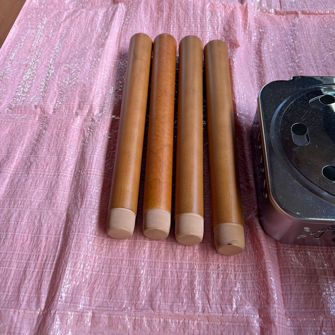 12日迄の特価❣️【訳アリ未使用】ミツウロコ　豆炭こたつ　60cm正方形