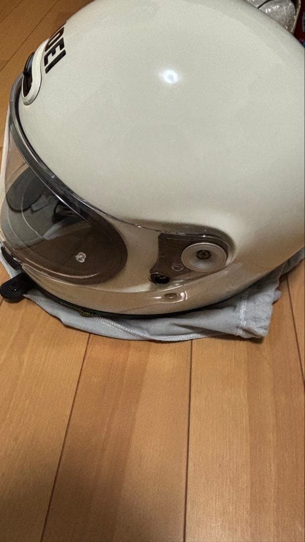 付属品ありSHOEI グラムスター フルフェイスヘルメット ホワイト Mサイズ