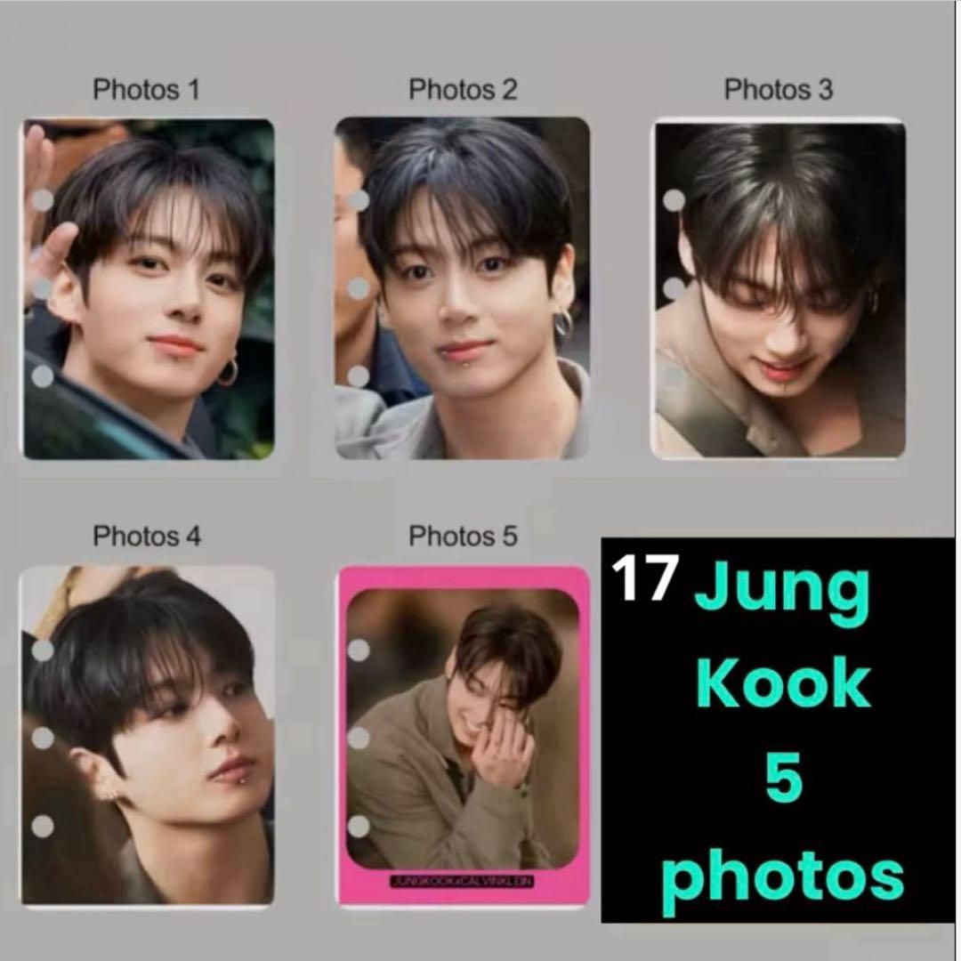 BTS Jungkook アコーディオンフォト(12カット)
