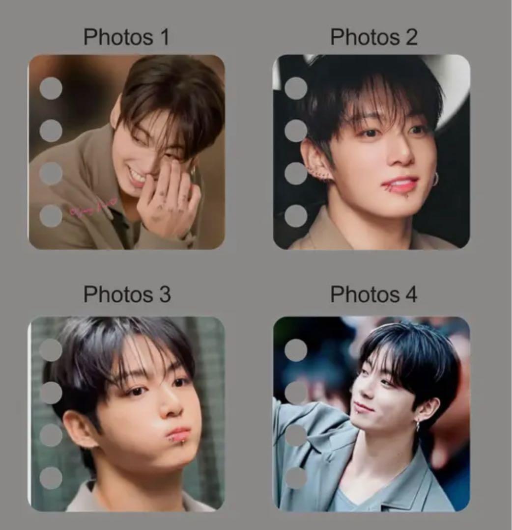 BTS Jungkook アコーディオンフォト(12カット)