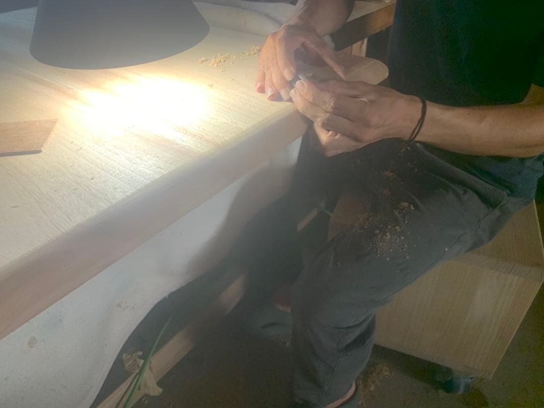 ☆赤おに☆ダイニングテーブルオーダー製作(プチDIY仕様)●確認