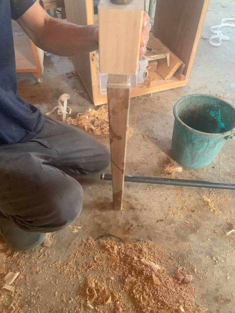 ☆赤おに☆ダイニングテーブルオーダー製作(プチDIY仕様)●確認