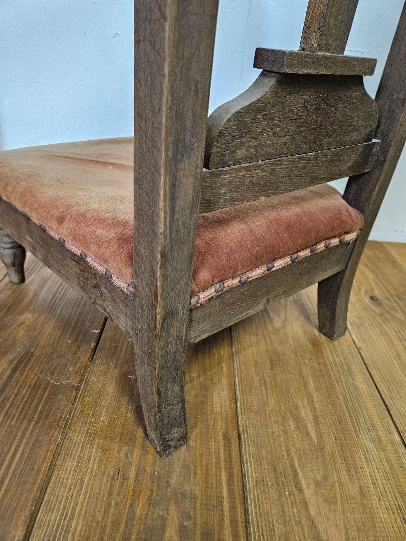 フランスアンティーク 祈祷台 チャーチチェア 懺悔台 教会 椅子 フレンチ