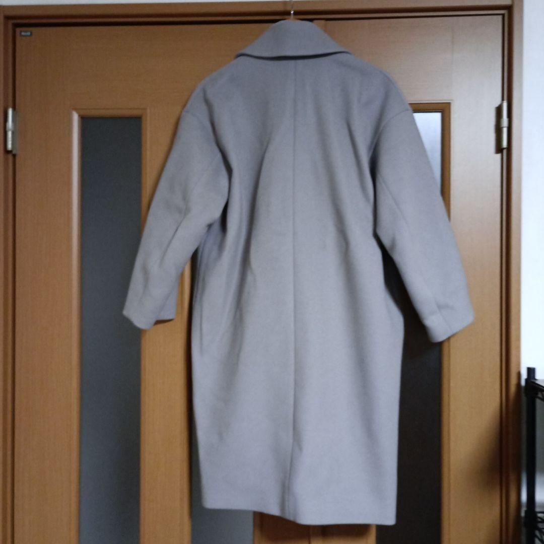 【IENA】MANTECO グレー 　オーバーチェスターコート　36