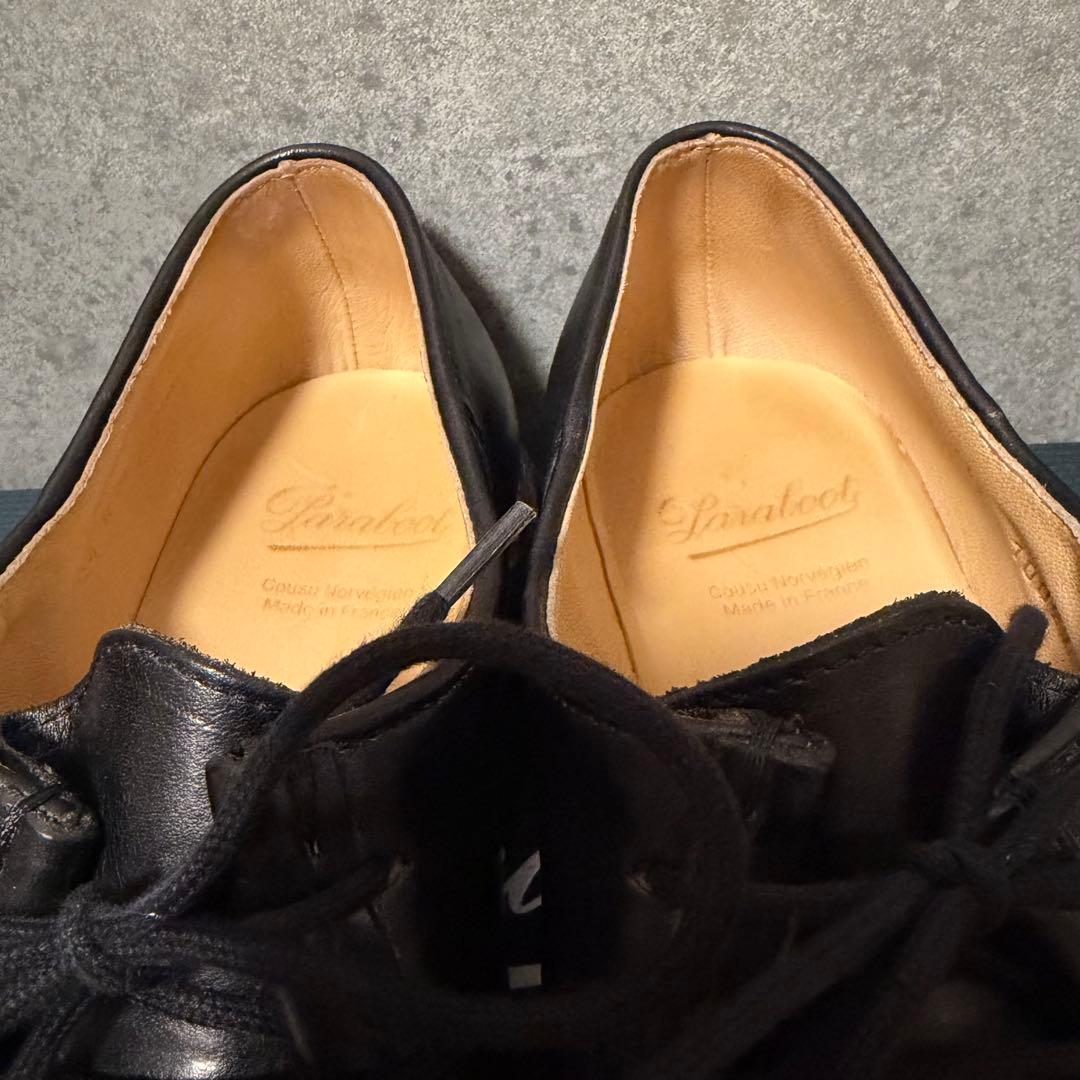 【美品】パラブーツ　ミカエル　ブラック　39