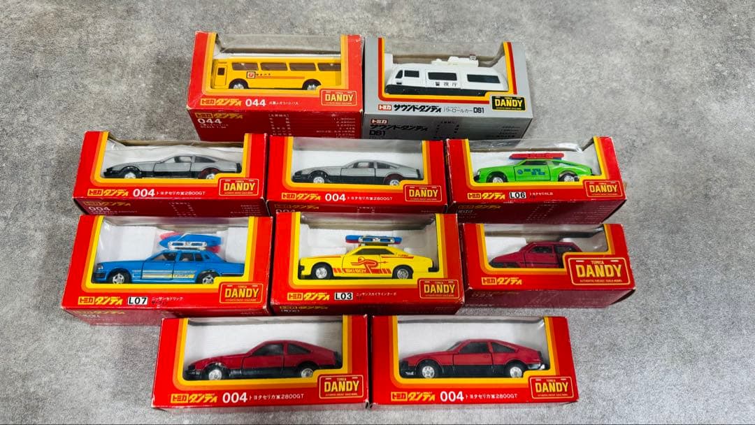 当時物！ トミカ TOMY トミー ダンディ 三菱 ニッサン ホンダ トヨタ