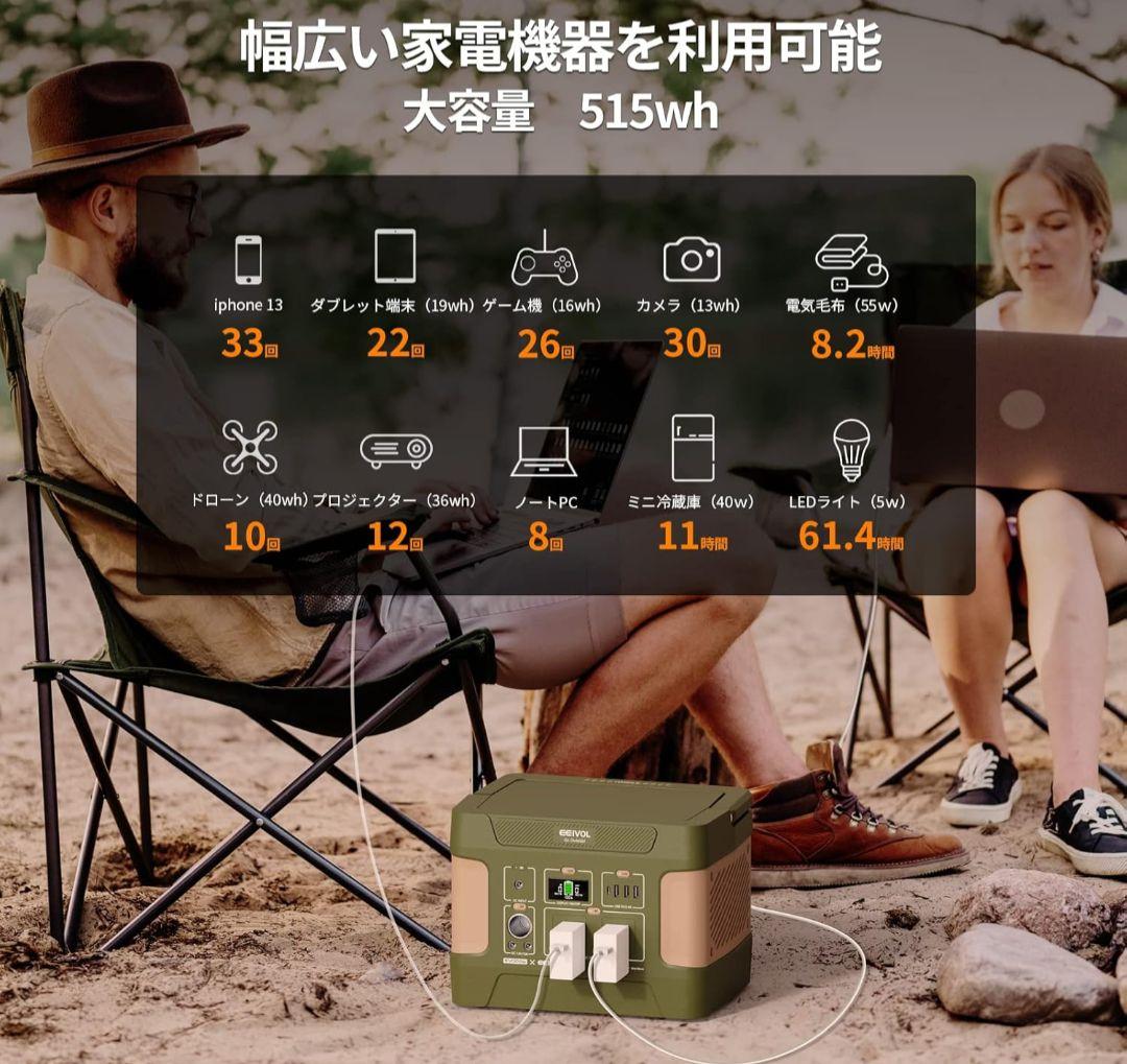 新品　EVODOW Dractum 600W ポータブル電源