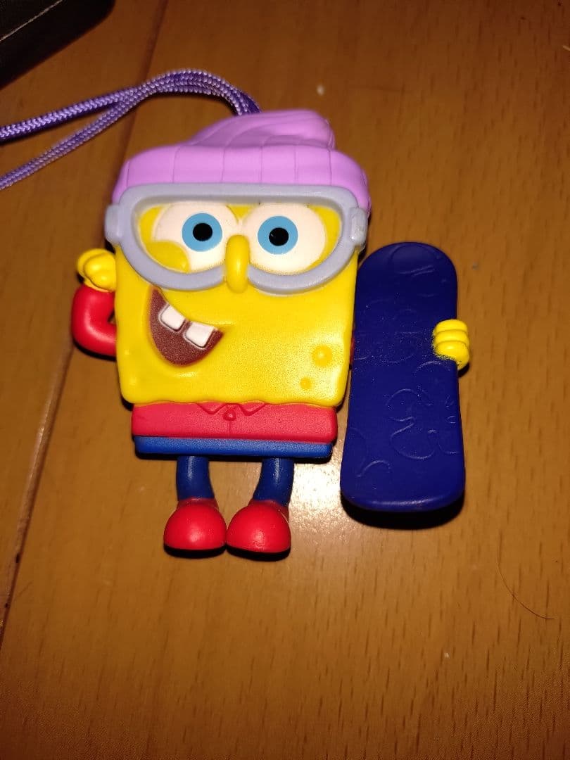 スポンジボブ スノーボード キーホルダー